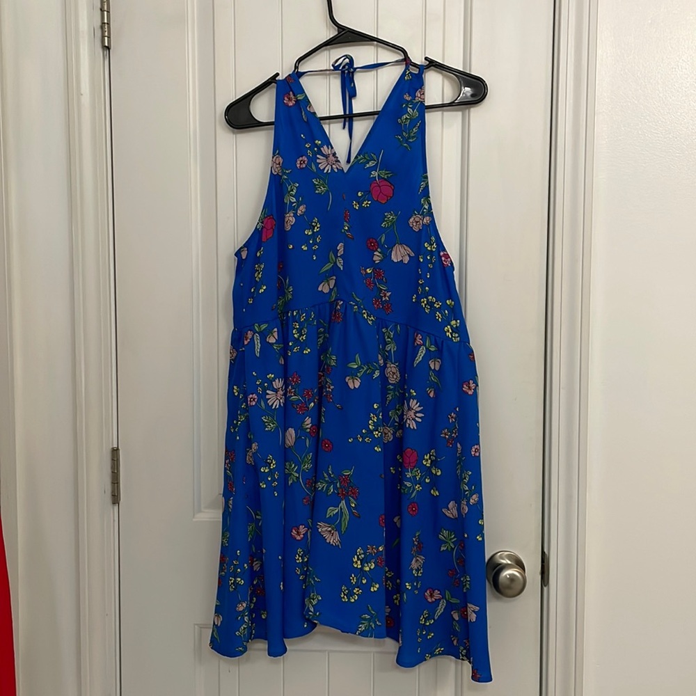 Jack beautiful blue floral dress size large